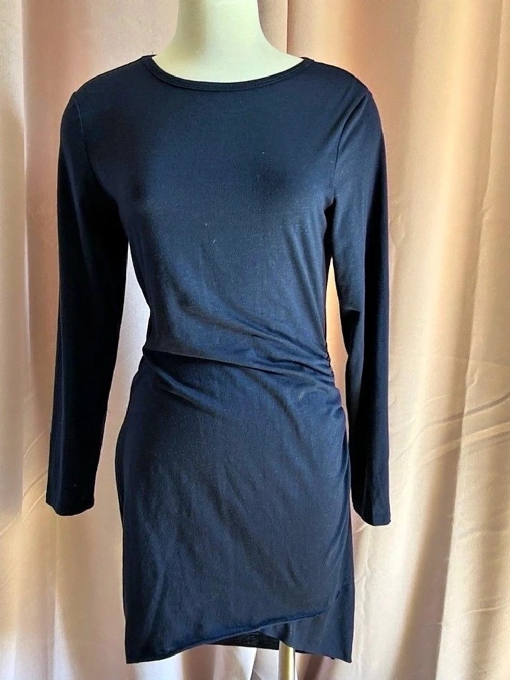 Blue Ruched Mini Dress Like New